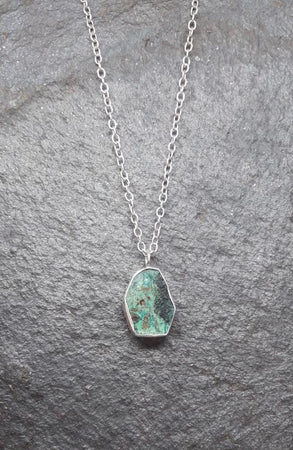 Chrysocolla Charm