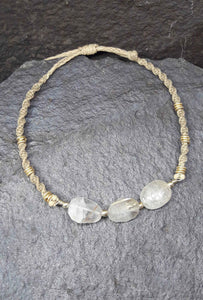 Gold Rutilated Quartz Bracelet