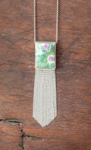 Ruby Fuchsite Necklace