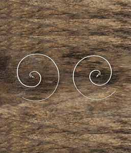 Fibonacci Silver Earrings