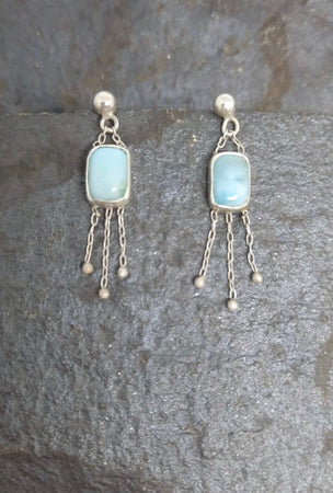 Larimar Earrings