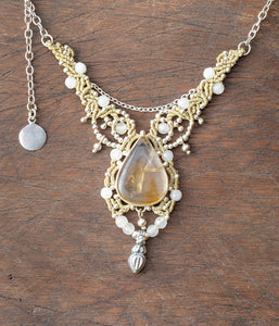 Citrine & Rose Quartz Necklace