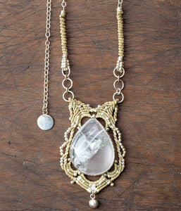 Calcite Feldspar Necklace