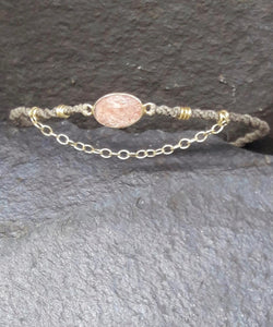 Sunstone Gold Vermeil Bracelet